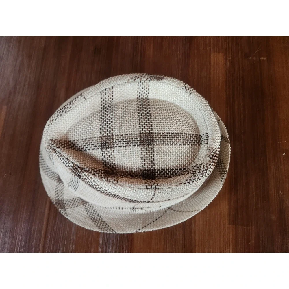 Vintage Henschel Hat‎ Co. Fedora Plaid Men's Size Large - Picture 3 of 5